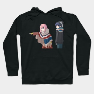 Rin and Nadeshiko Hanging Out Hoodie